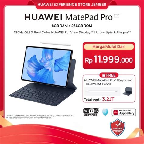 Jual HUAWEI MatePad Pro 11Inchi Tablet 8GB 256GB Pengalaman Pro