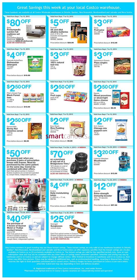 Costco Weekly Savings ON QC Atlantic Canada September 7 To 13