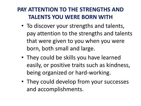 8, discover and grow your strengths and talents | PPTX