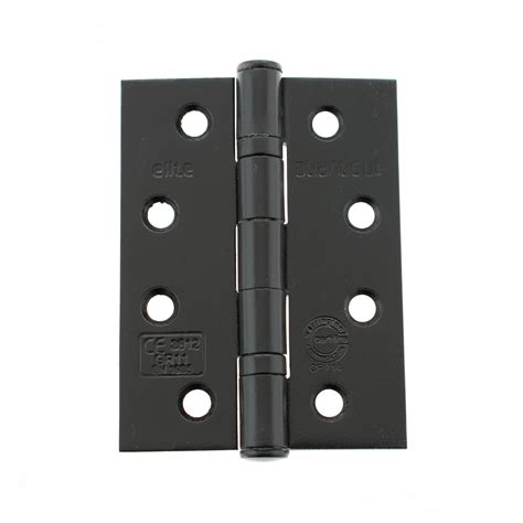 Ahg111433mb Atlantic Ball Bearing Hinges Grade 11 Fire Rated 4 X 3 X 25mm Matt Black