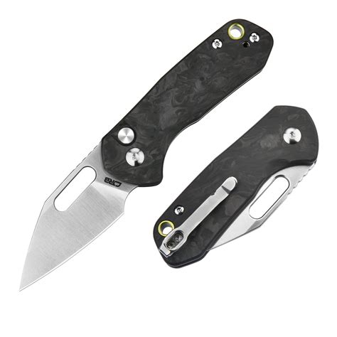 cjrb mini pyrite  ar rpm steel blade forged carbon handle folding