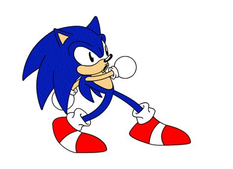 Dumb Running Sonic By Medhop On Deviantart