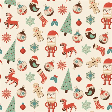 Premium Vector Seamless Christmas Pattern Ideal Design For T