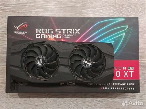 Asus Rog Strix Rx 5500 Xt 8gb Rog Strix Gaming купить в Москве Электроника Авито