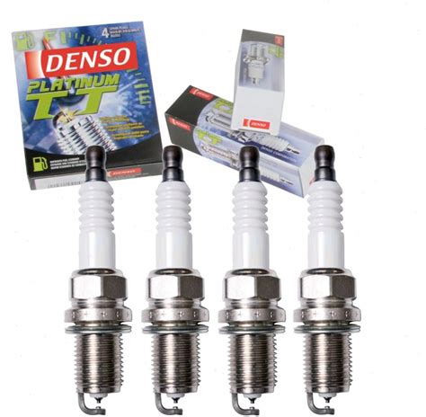 4 bujías DENSO Platinum TT compatibles con Toyota Tacoma 2 4L 2 7L L4