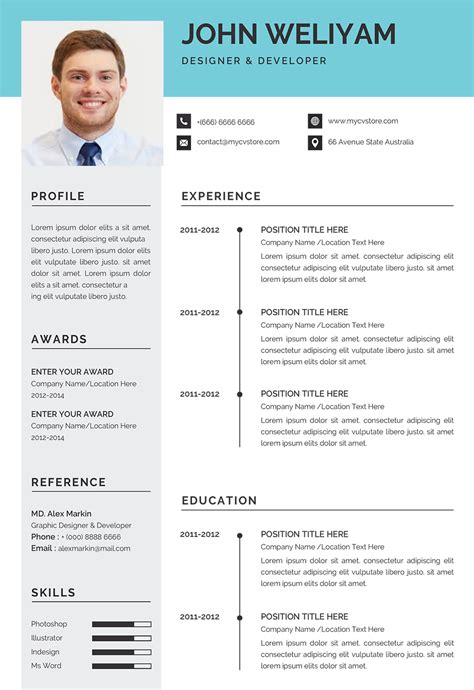 Resume Format Modern Resume Templates Free Word Template