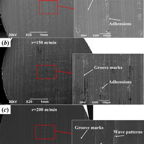 Machined Surface Morphology Of Zr57 Bmg At The Speed Of 250 Mmin A