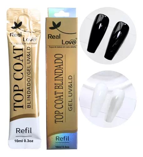 Refil Top Coat Blindado Finalizador Selante Brilho Unhas Mercadolivre