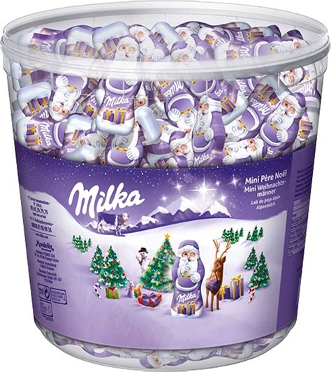 Milka Père Noël Chocolat au Lait Idée Cadeau Noël Chocolat Enfant