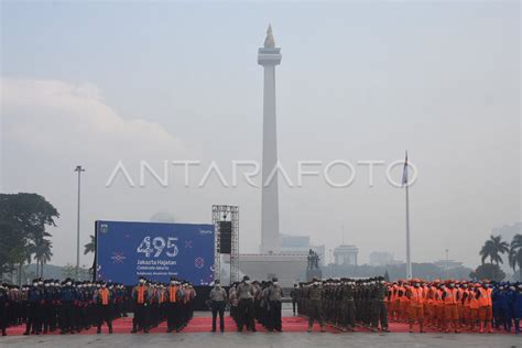 UPACARA HUT KE 495 KOTA JAKARTA ANTARA Foto