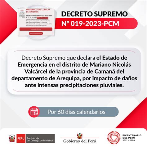 Mindef Per On Twitter Rt Pcmperu Se Declara Estado De Emergencia