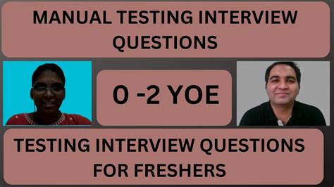 Software Testing Mock Interview Manual Testing Interview Rd