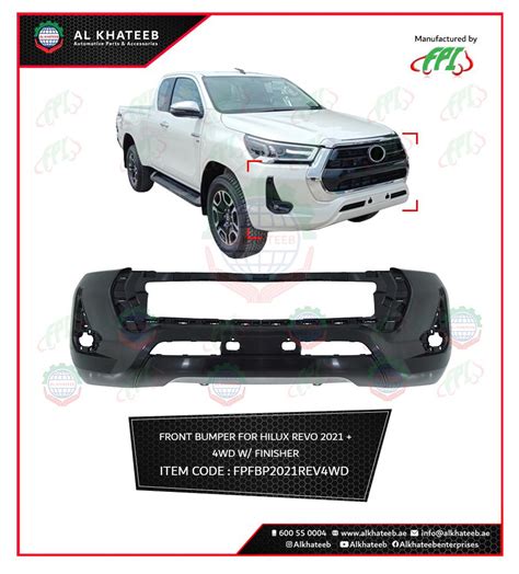 FRONT BUMPER HILUX REVO 4WD W FINISHER