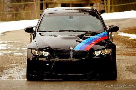 BMW E93 M3 black with ///M stripe | Car stripes, Bmw, Bmw love