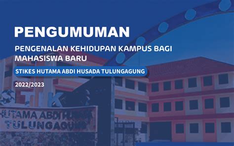 Pengumuman Pengenalan Kehidupan Kampus Bagi Mahasiswa Baru Pkkmb