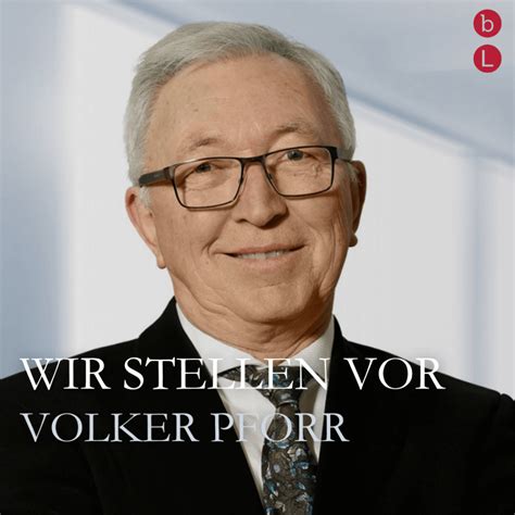 Teamvorstellung Volker Pforr Beratergruppe Leistungen