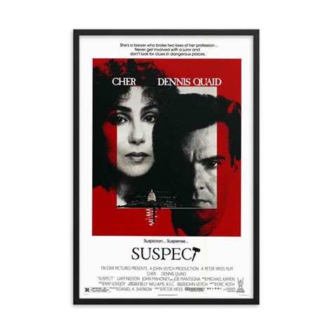 Suspect 1987 REPRINT poster | EstateSales.org