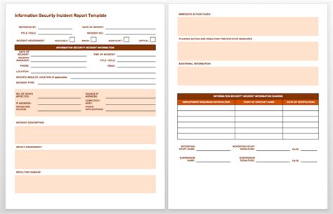 Free Incident Report Templates Smartsheet With Incident Tracking