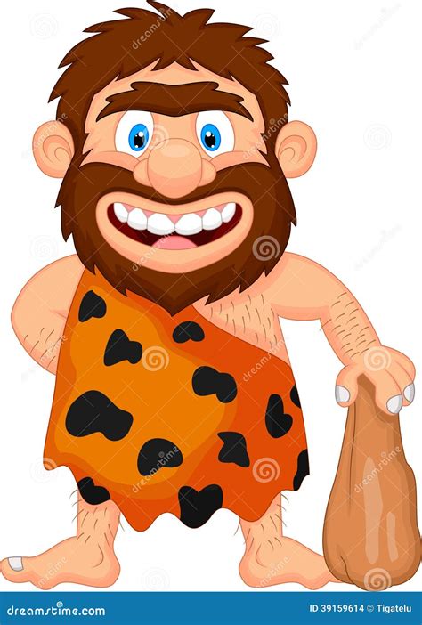 Caveman Cartoon Characters. Vector Collection | CartoonDealer.com ...