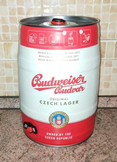 Plechový Soudek 5l Budweiser Budvar Aukro