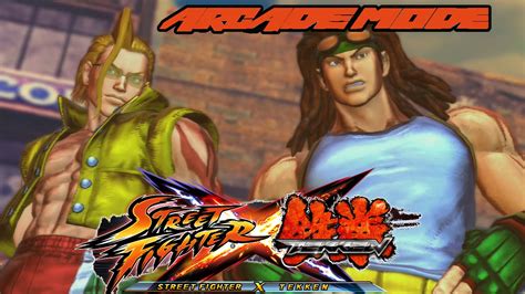 Street Fighter X Tekken Arcade Mode With Steve Hwoarang Youtube