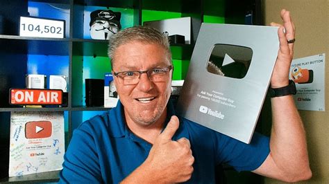 My 100 000 Subscriber Silver Play Button THANK YOU YouTube