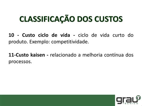 Slides Contabilidade De Custos Aula 1 Pptx