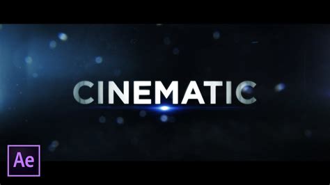 Cinematic Trailer Title Techniques After Effects Tutorial Youtube