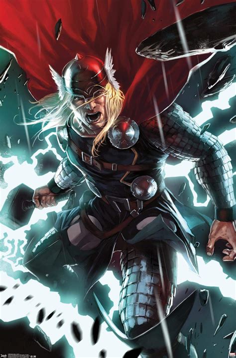 Buy Trends International 24X36 Marvel Thor-Comic Wall , 24" x 36 ...