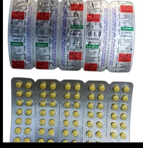 Famotidine 40 Mg Tablet Topcid At Rs 9 6 Strip Famtac In Nagpur Id 27623980897