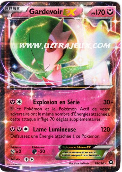 UltraJeux Gardevoir Ex 78 114 Carte Pokémon Cartes à l Unité Français