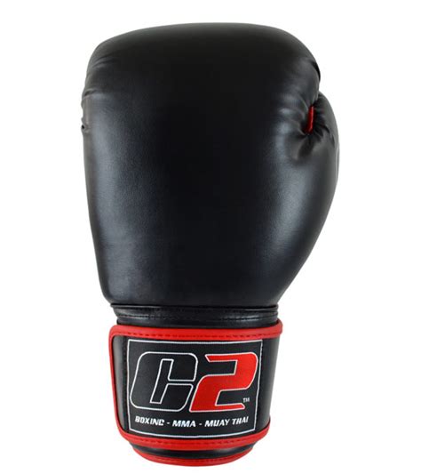 Guantes De Boxeo C2 Con XtraFresh Negro Rojo Combat Corner Colombia