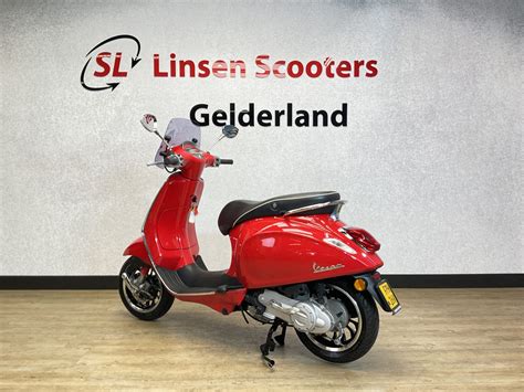 Vespa Sprint Km H Rood Linsen Scooters Gelderland