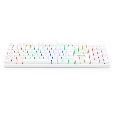 Teclado Óptico Redragon Surara Pro RGB Switch Red White ABNT Full