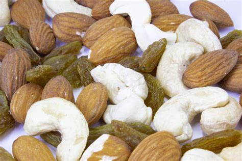 Dry Fruits And Nuts Combination Of Cashew Nuts Almonds Nuts And