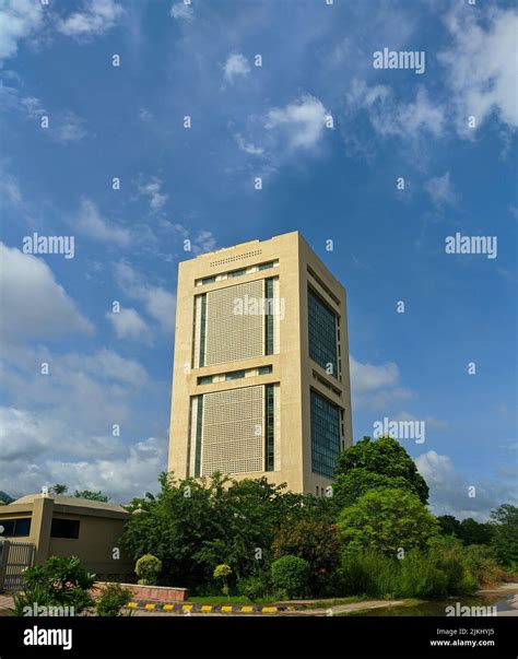 A Vertical Shot Of SECP Building In Blue Area Islamabad Pakistan