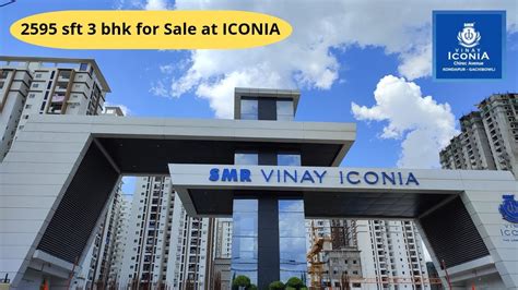 2595 Sft 3 Bhk With Maid Room At SMR VINAY ICONIA KONDAPUR Hyderabad