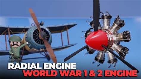 World War 1 And 2 Engines How A Radial Engine Works 400001 Youtube