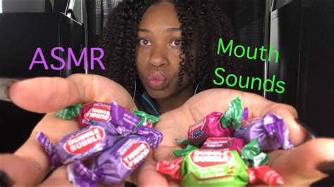 Asmr Bubble Gum🍬 Chewing Blowing Bubbles And Relaxing Mouth Sounds Youtube