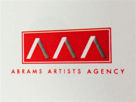 Abrams Artists Agency Logo Artist Logo Artist Logo