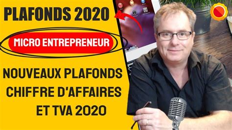 PLAFONDS MICRO ENTREPRENEUR PLAFONDS MICRO ENTREPRISE 2020 POUR