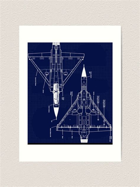 Dassault Mirage 2000 Blueprint Fighter Jet Design Dassault Mirage