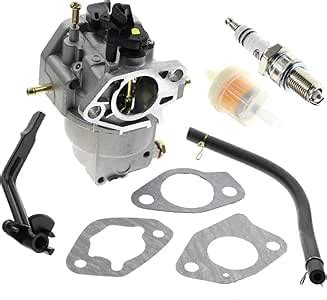 Amazon.com: Carbhub 0J58620157 Carburetor Spark Plug Fuel Filter Carb Kit for Generac GP6500 ...