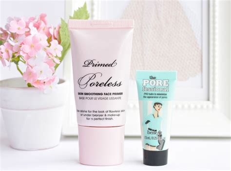 My Favorite Face Primers Too Faced Primed And Poreless Vs Benefit