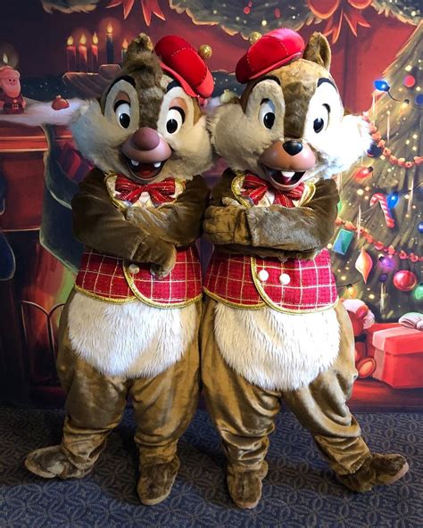 Disney Information Station on Instagram: “Chip ‘n Dale are in festive ...