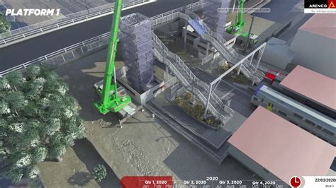 4d Simulation Of The Construction Sequence Youtube