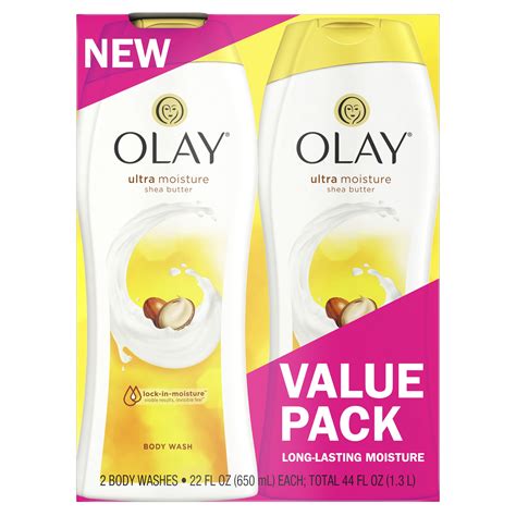 Olay Ultra Moisture Shea Butter Body Wash 2x22 Oz Twin Pack