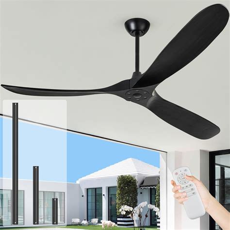 Amazon.com: ZIMOFLL 52" Ceiling Fans without Lights, Ceiling Fan no