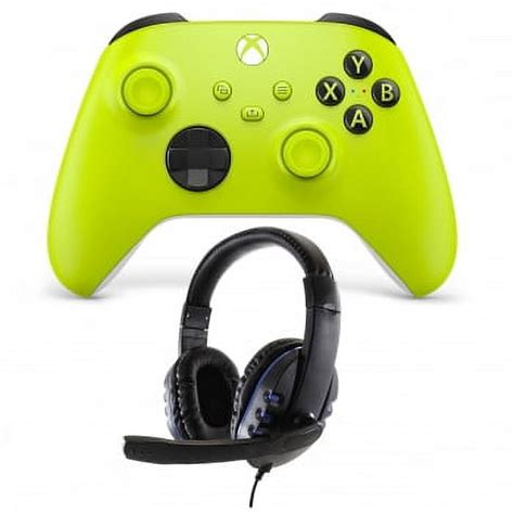 Microsoft Xbox Series X/S Controller in Volt with Headset Xbox Series ...