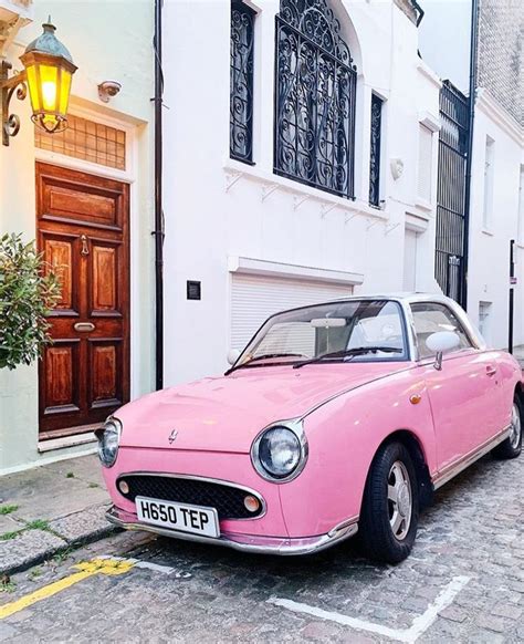 Pink Figaro...I’m in love. #beautifulcar #Figaro #car #pink | Figaro ...